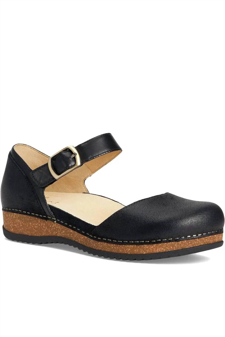 NEW DANSKO women's mae flat in black